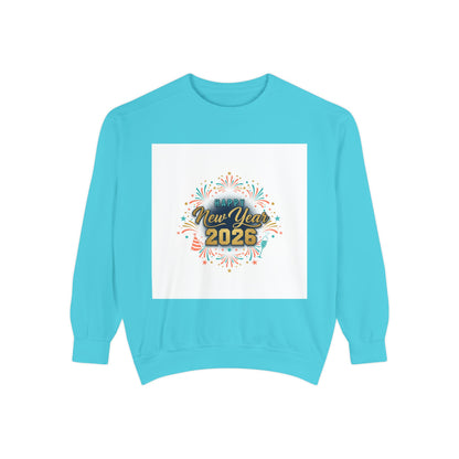 New Year 2025 Sweatshirt – Festive Confetti Holiday Crewneck