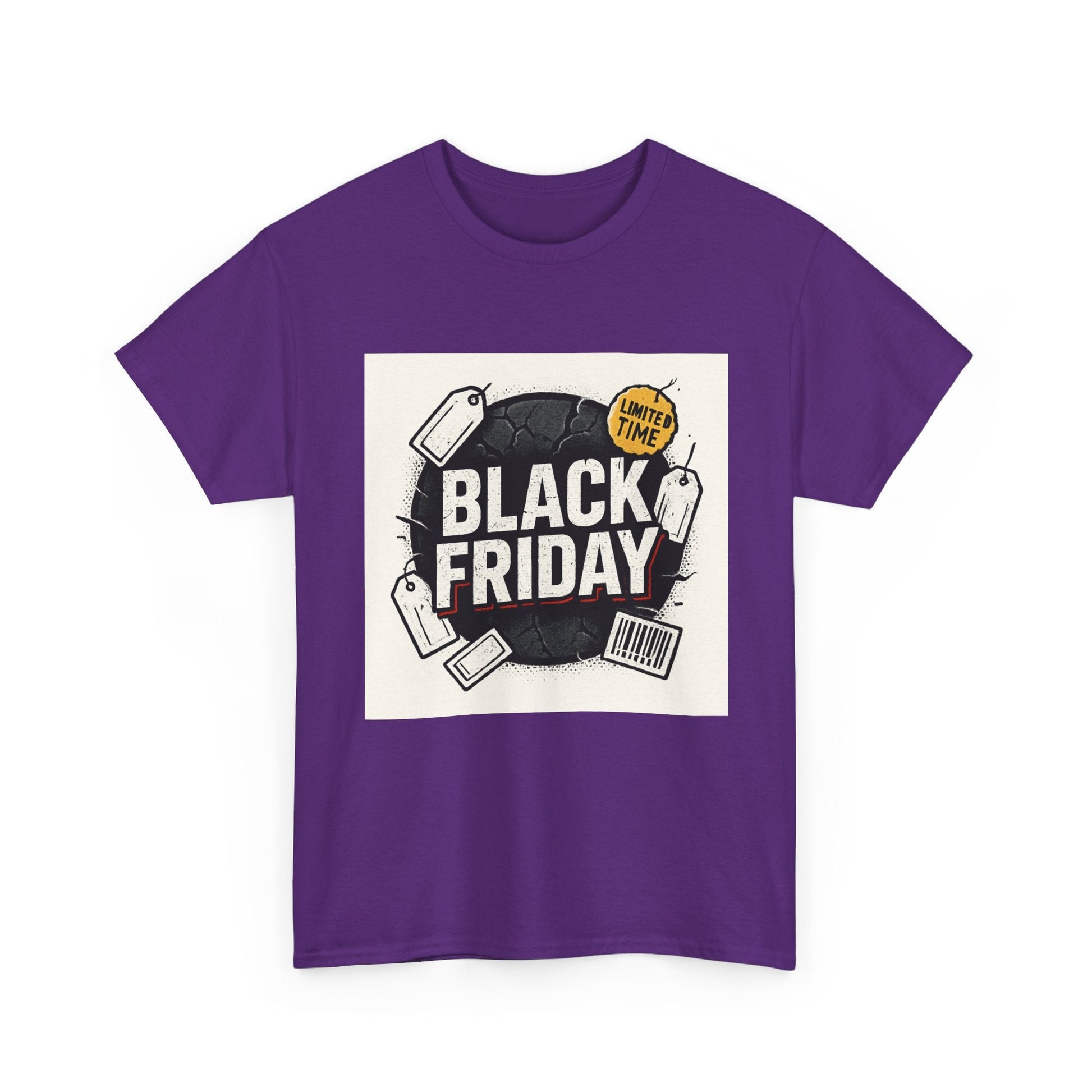Black Friday Sale T-Shirt — Limited Time Shopping Graphic Tee Printify