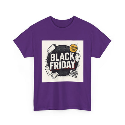 Black Friday Sale T-Shirt — Limited Time Shopping Graphic Tee Printify