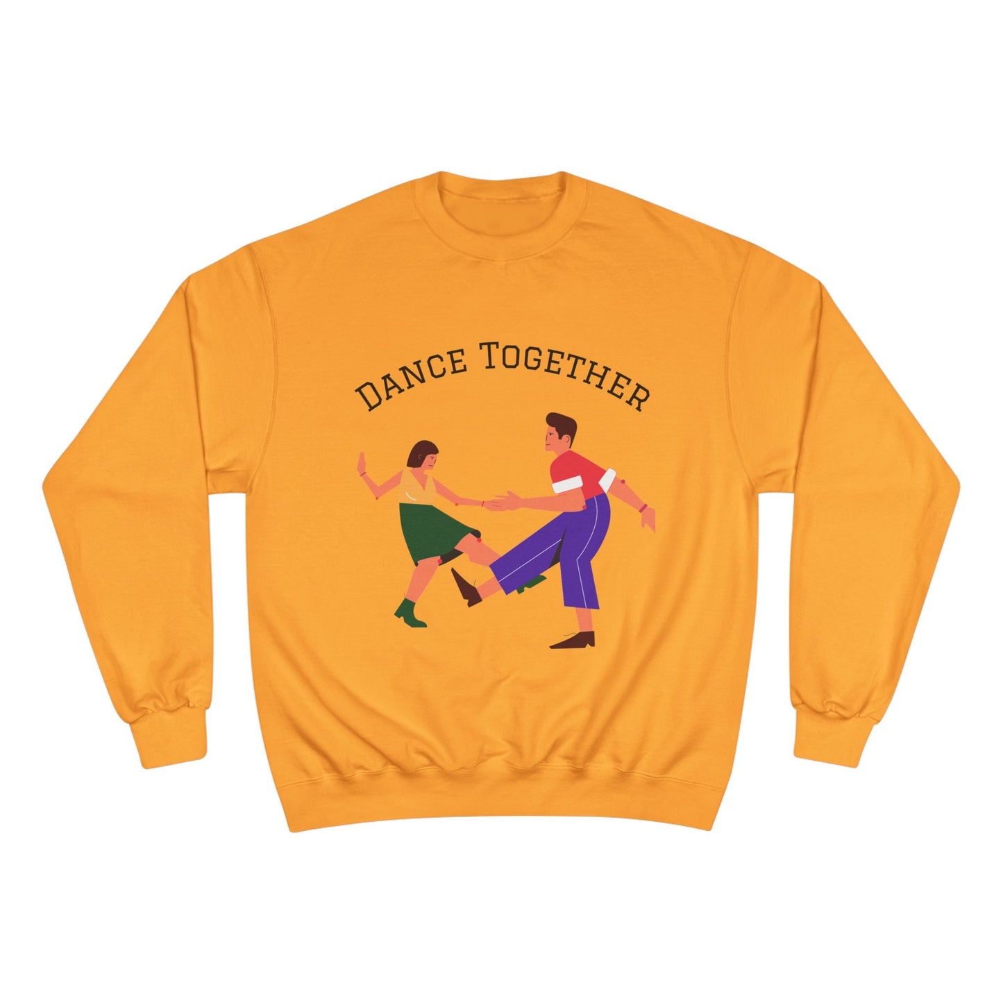 Dance Together Sweatshirt — Couples Retro Swing Dance Crewneck Printify