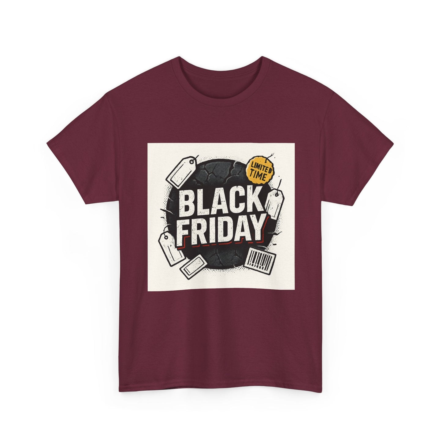 Black Friday Sale T-Shirt — Limited Time Shopping Graphic Tee Printify